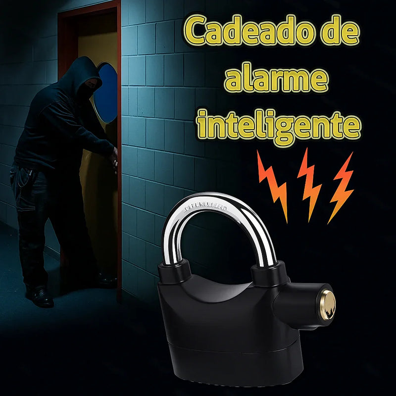 AlarmLock® - O Cadeado Inteligente Antifurto Ultrarresistente - Altamente Barulhento