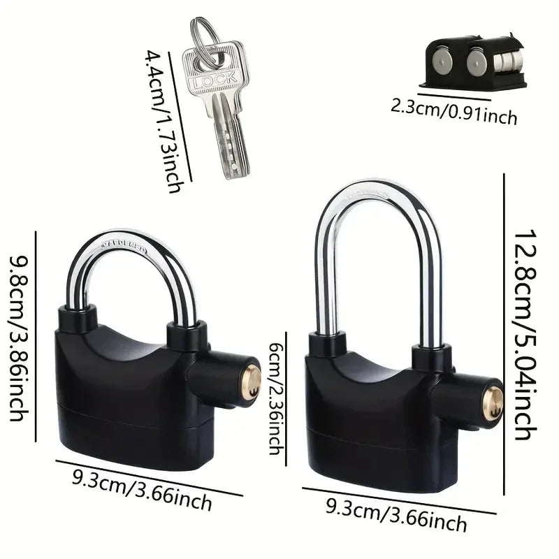 AlarmLock® - O Cadeado Inteligente Antifurto Ultrarresistente - Altamente Barulhento