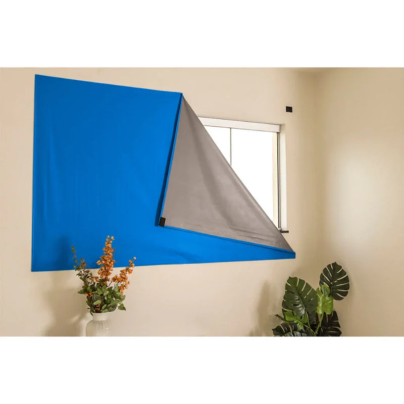 Fêffo™ – Cortina Painel Blackout Premium com Velcro Ultra Prático para Sala, Quarto e Cozinha | Cores Deslumbrantes