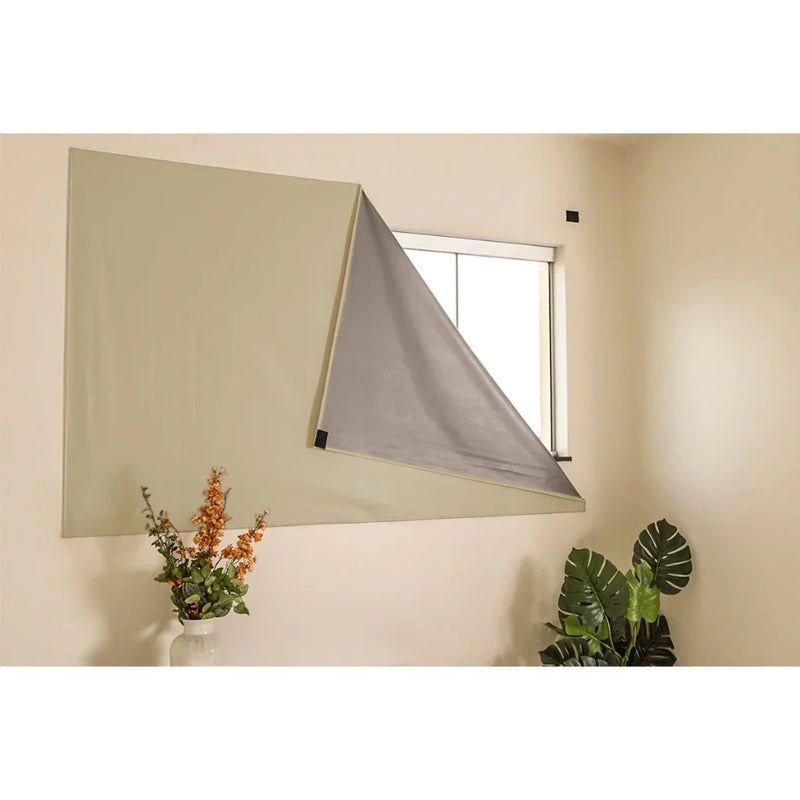 Fêffo™ – Cortina Painel Blackout Premium com Velcro Ultra Prático para Sala, Quarto e Cozinha | Cores Deslumbrantes
