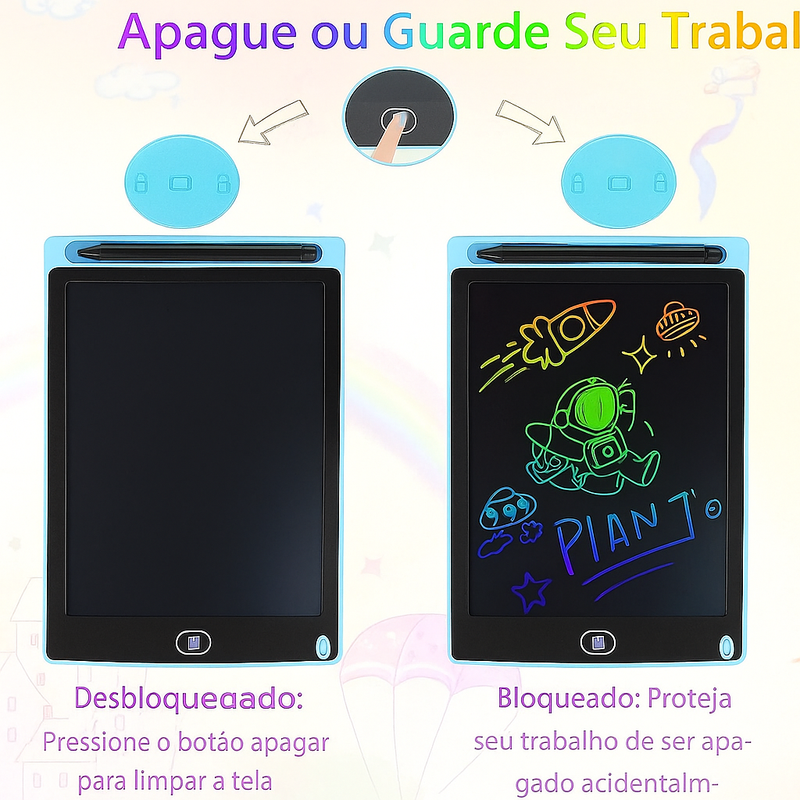 SketchJoy™ – Lousa Mágica LCD Infantil de Escrever e Desenhar Criativa