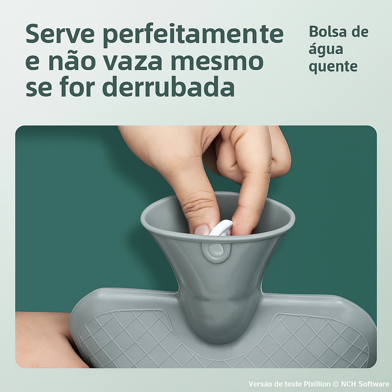 Platina™ Bolsa Térmica Emborrachada 1.5L ou 700ML – Super Resistente, Prática e Colorida