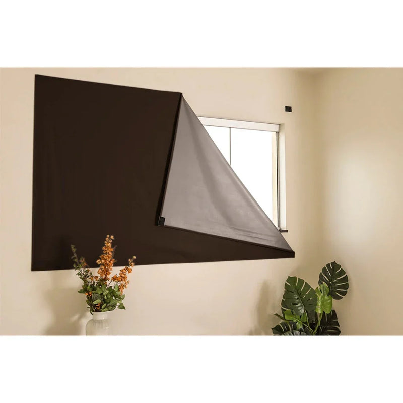 Fêffo™ – Cortina Painel Blackout Premium com Velcro Ultra Prático para Sala, Quarto e Cozinha | Cores Deslumbrantes