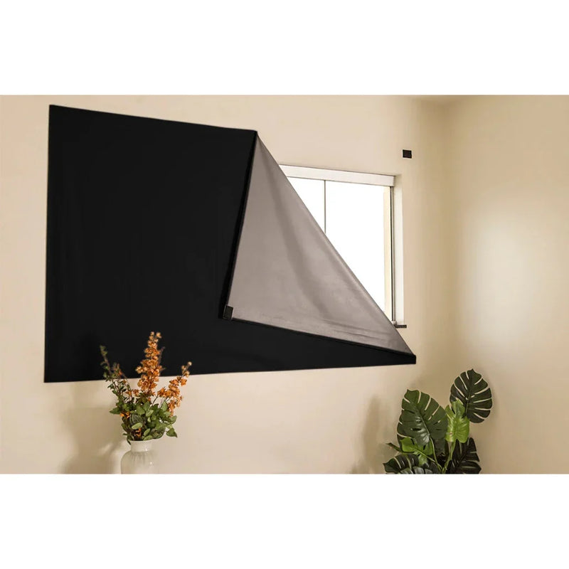 Fêffo™ – Cortina Painel Blackout Premium com Velcro Ultra Prático para Sala, Quarto e Cozinha | Cores Deslumbrantes