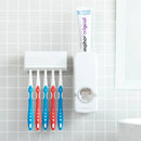 ToothPaste™ - Dispenser de Pasta de Dente Incrivelmente Prático, Econômico e Moderno com Suporte para Escovas