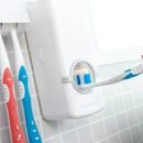 ToothPaste™ - Dispenser de Pasta de Dente Incrivelmente Prático, Econômico e Moderno com Suporte para Escovas