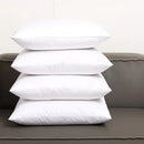 Pluma™ – Kit 4 Travesseiros de Pluma de Ganso Ultra Macios, Super Confortáveis e Antiácaro 70x50cm