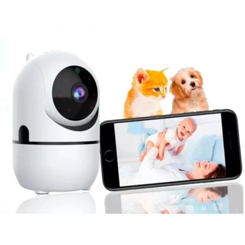 Jortan® - Super Babá Eletrônica Wifi IP com Visão Noturna e Segurança Total