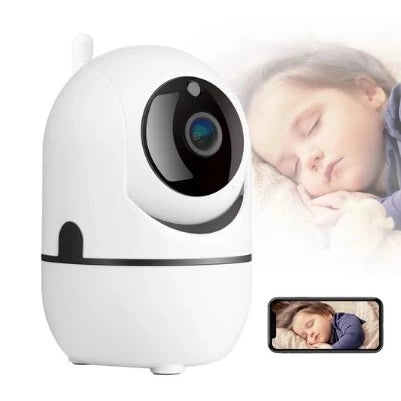 Jortan® - Super Babá Eletrônica Wifi IP com Visão Noturna e Segurança Total