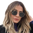 Vallera™ – Óculos de Sol Hexagonal que Exala Poder e Sofisticação + Estojo - Feminino