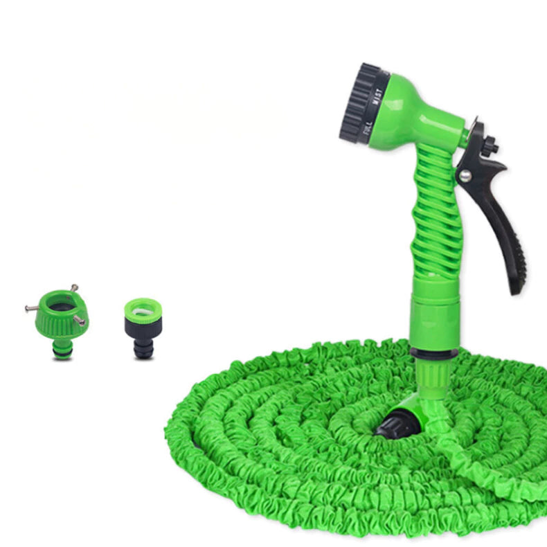 AquaFlex™ – Mangueira Mágica Expansível 15/30M com Gatilho e 7 Jatos Poderosos