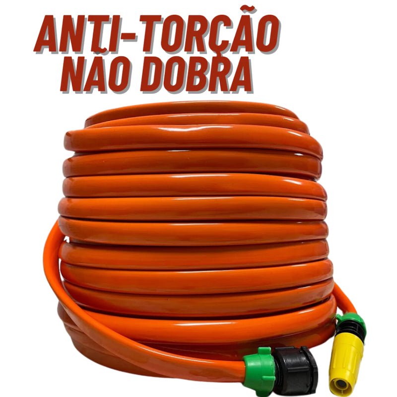 HydroFlex™ – Mangueira de Jardim Anti-Torção, Super Resistente e Livre de Dobras