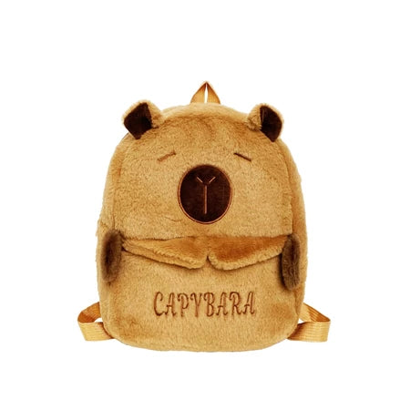 Mochila artesanal totalmente feita a mão, inspirada na calma da capivara - CapyBag™