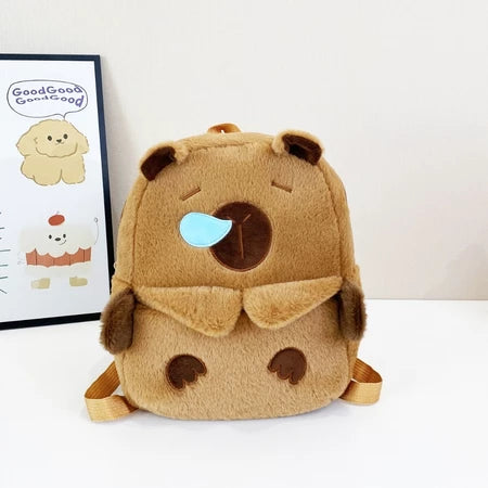 Mochila artesanal totalmente feita a mão, inspirada na calma da capivara - CapyBag™