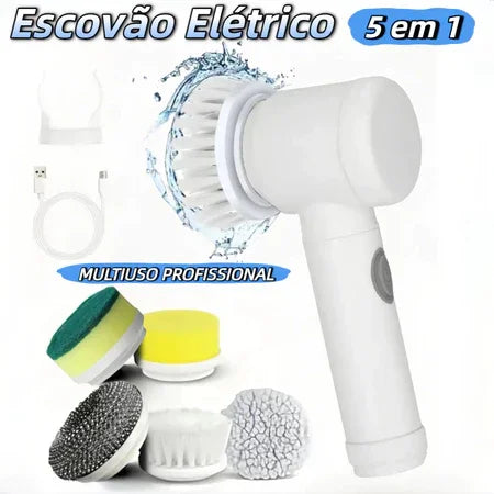 TURBOLIMPA™ –  ESCOVA ELÉTRICA 5 EM 1