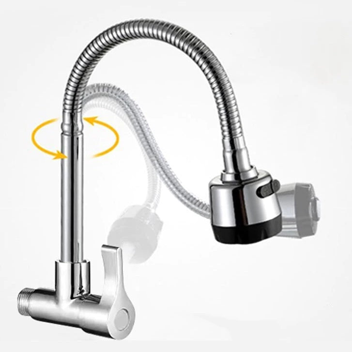 JetFlex™ Torneira de Cozinha 360° Inox com Chuveiro Retrátil