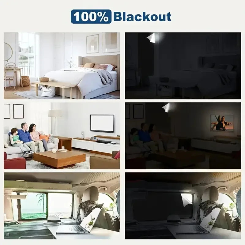 Fêffo™ – Cortina Painel Blackout Premium com Velcro Ultra Prático para Sala, Quarto e Cozinha | Cores Deslumbrantes