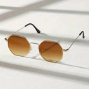 Vallera™ – Óculos de Sol Hexagonal que Exala Poder e Sofisticação + Estojo - Feminino