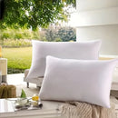 Pluma™ – Kit 4 Travesseiros de Pluma de Ganso Ultra Macios, Super Confortáveis e Antiácaro 70x50cm