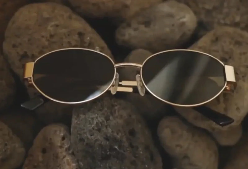 Iconiq™ - Óculos de Sol Oval Vintage Luxo Autêntico em Cada Detalhe Unissex + Estojo
