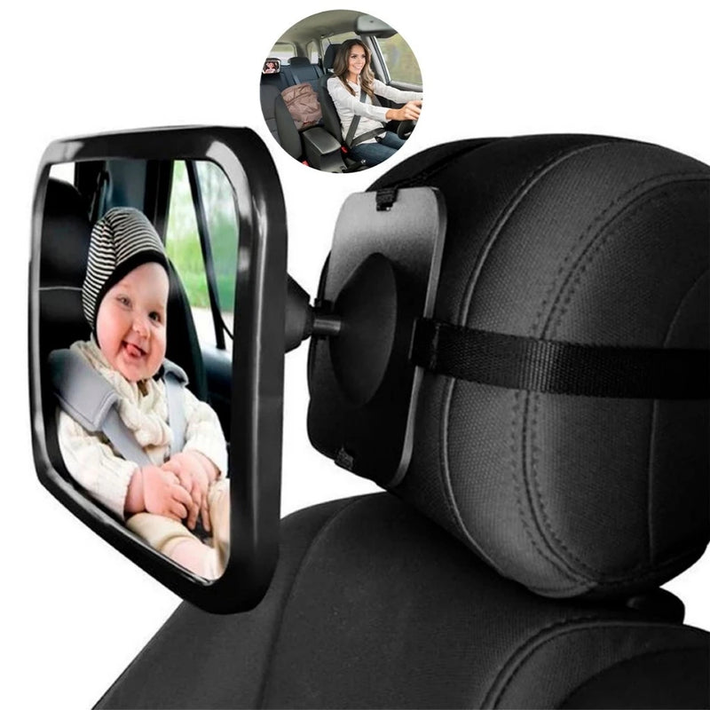 BabyView® Espelho Retrovisor Premium – Segurança e Conforto para Bebê