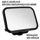 Espelho Retrovisor Premium Segurança e Conforto para Bebê - BabyView®