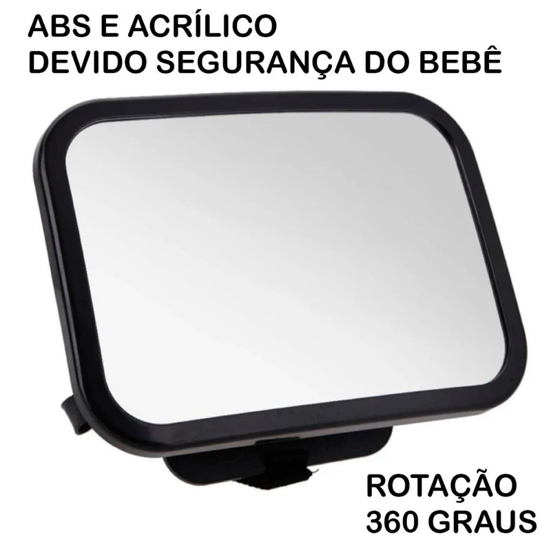 BabyView® Espelho Retrovisor Premium – Segurança e Conforto para Bebê