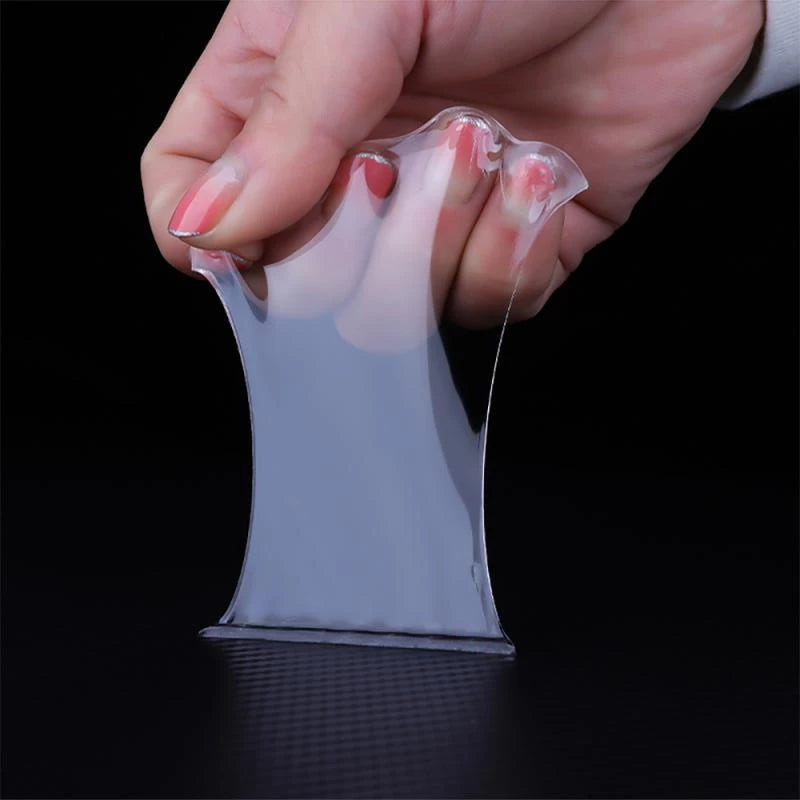 FixMagic™ – Fita Dupla Face NanoGel Transparente Ultra Forte e Reutilizável
